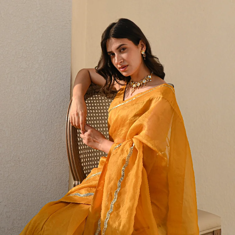 All-Day Outfits Blissful Organza Saree