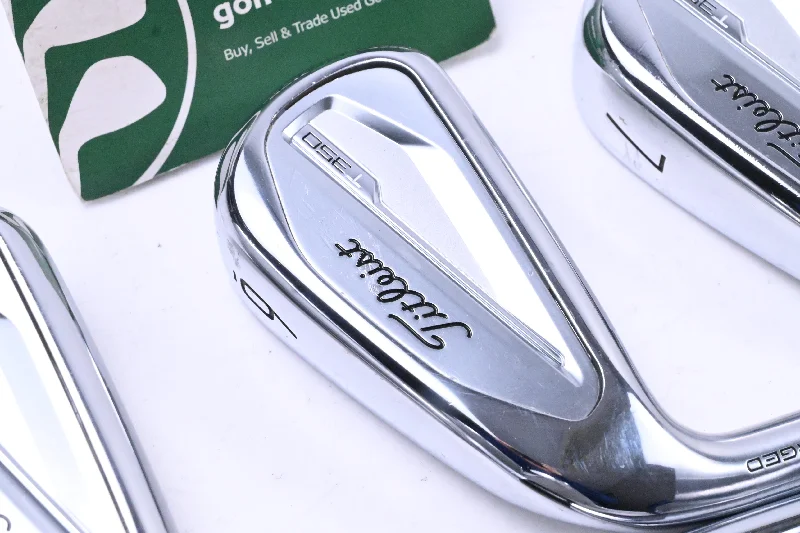 Mid-length Style Left Hand Titleist T350 Irons / 5-PW+48° / Regular Flex AMT Red R300 Shafts Mid-length Style Left Hand Titleist T350 Irons / 5-PW+48° / Regular Flex AMT Red R300 Shafts