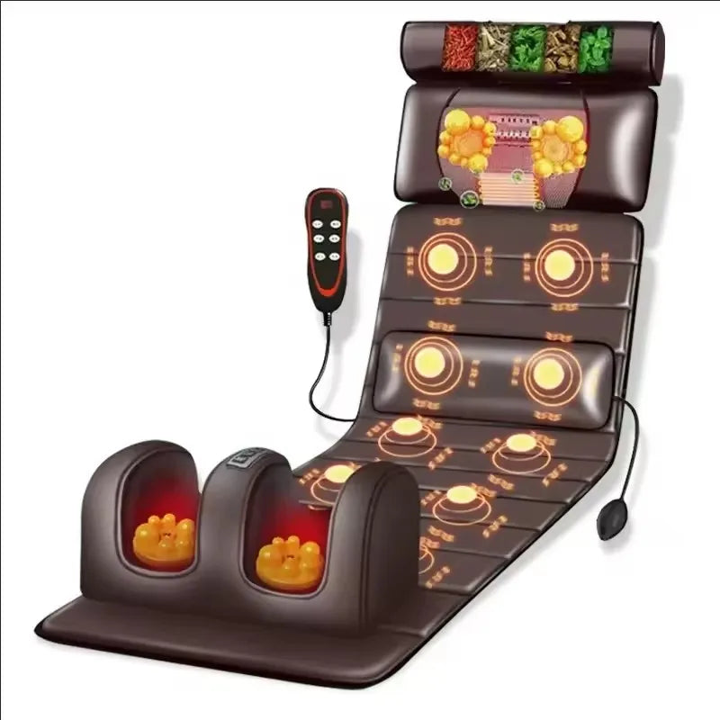 Elegant Series Electric Massage Mattress Vibrating Heating Massager Cushion For Neck Back Foot Full Body Pain Stress Relief Body Relax Elegant Series Electric Massage Mattress Vibrating Heating Massager Cushion For Neck Back Foot Full Body Pain Stress Relief Body Relax