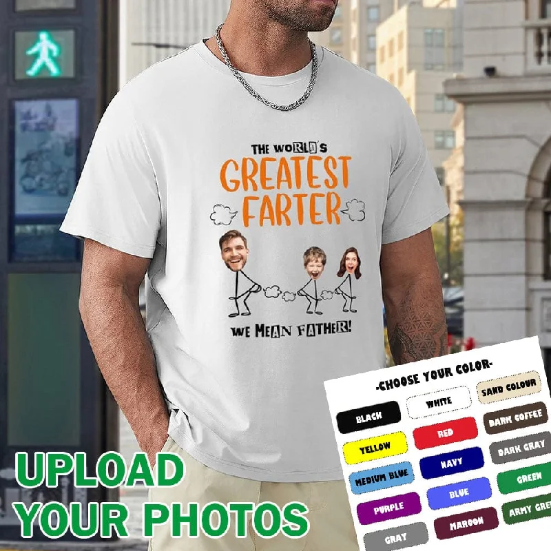 Leave your t-shirt color in the text