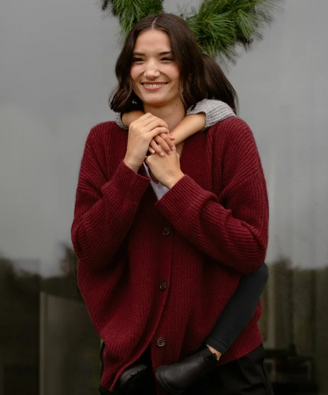 Personal Charm Cashmere Cocoon Cardigan