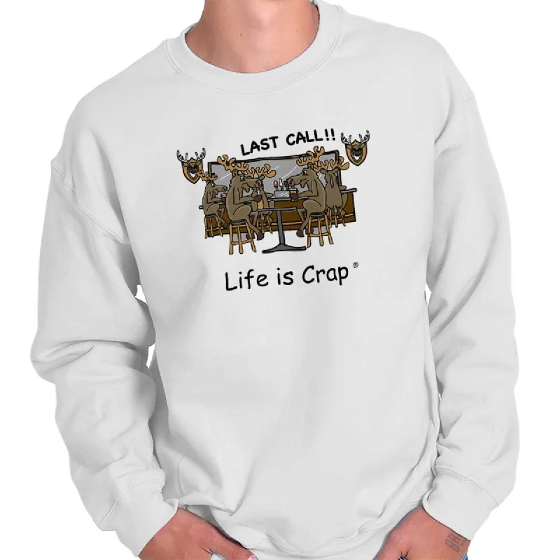 Classic Design Moose Last Call Sweatshirt