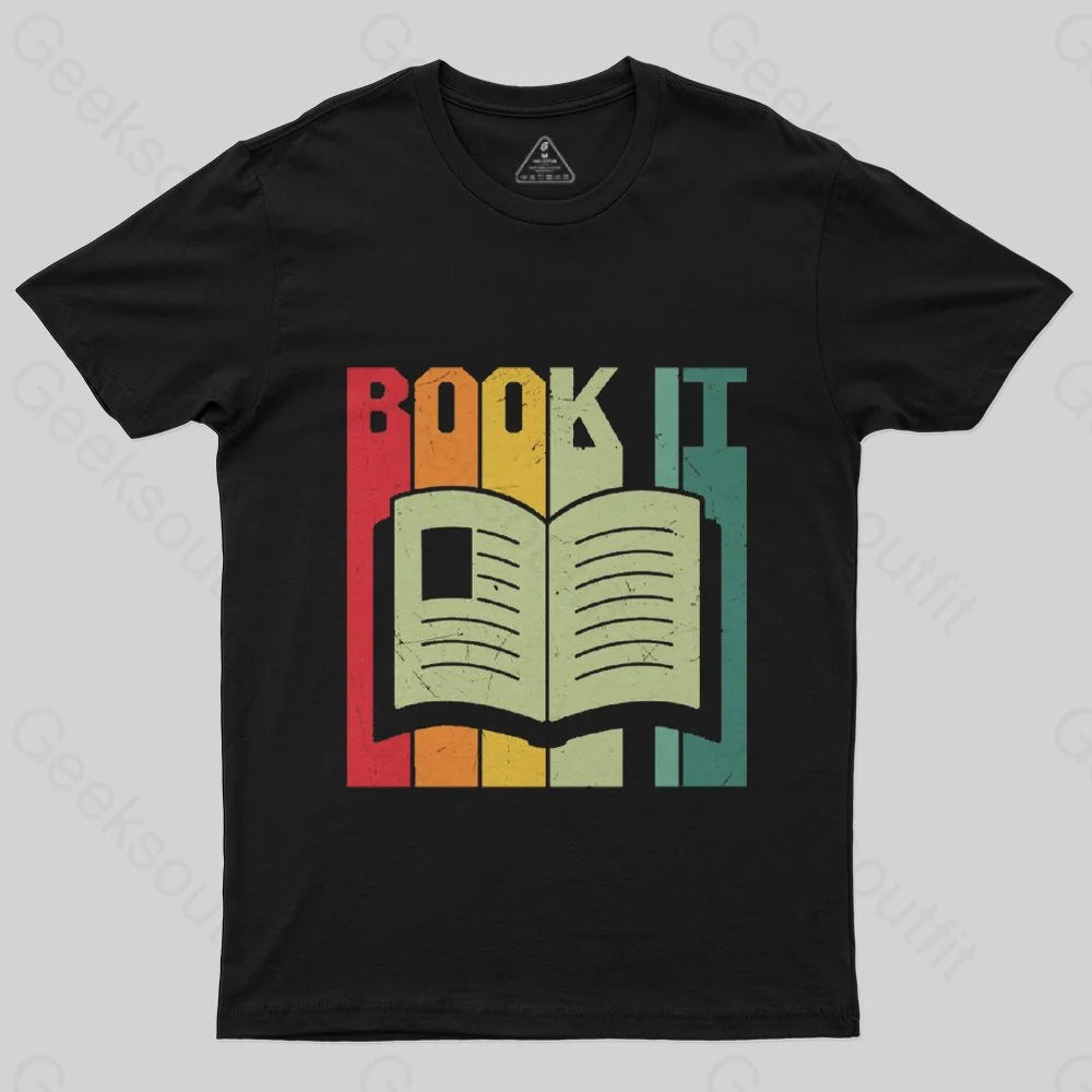 Sports And Leisure Book IT Retro Bookworm T-Shirt