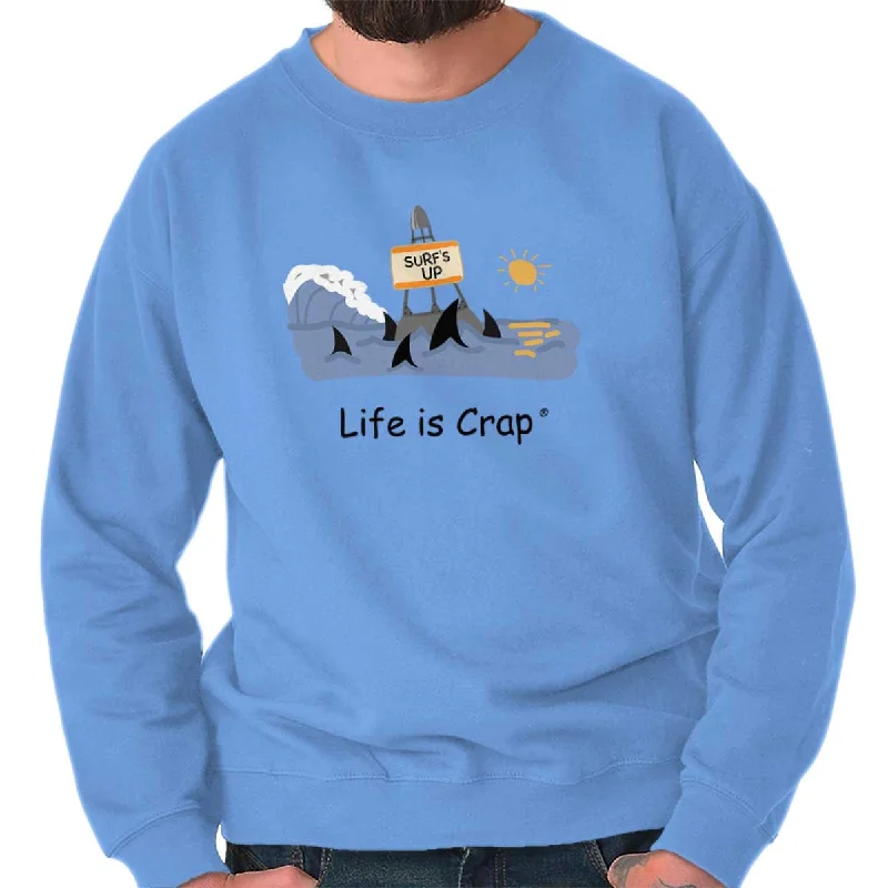 Advanced Customization Surf With Sharks Sweatshirt