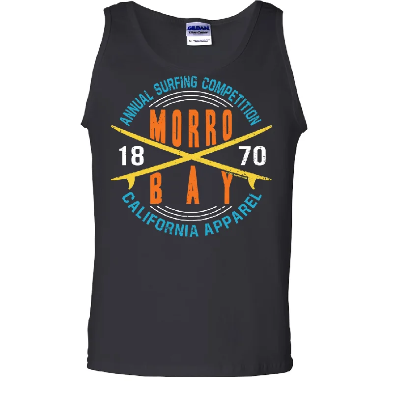 Eye-catching Personality Annual Surfing Competition Asst Colors Tank Top