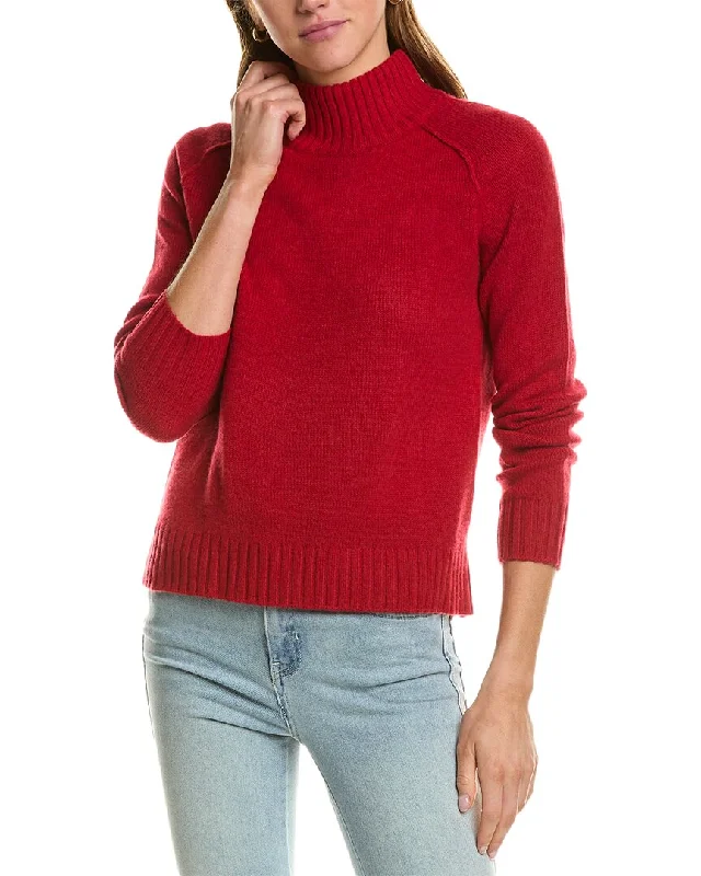 Exquisite Tailoring Hannah Rose Turtleneck Wool & Cashmere-Blend Sweater